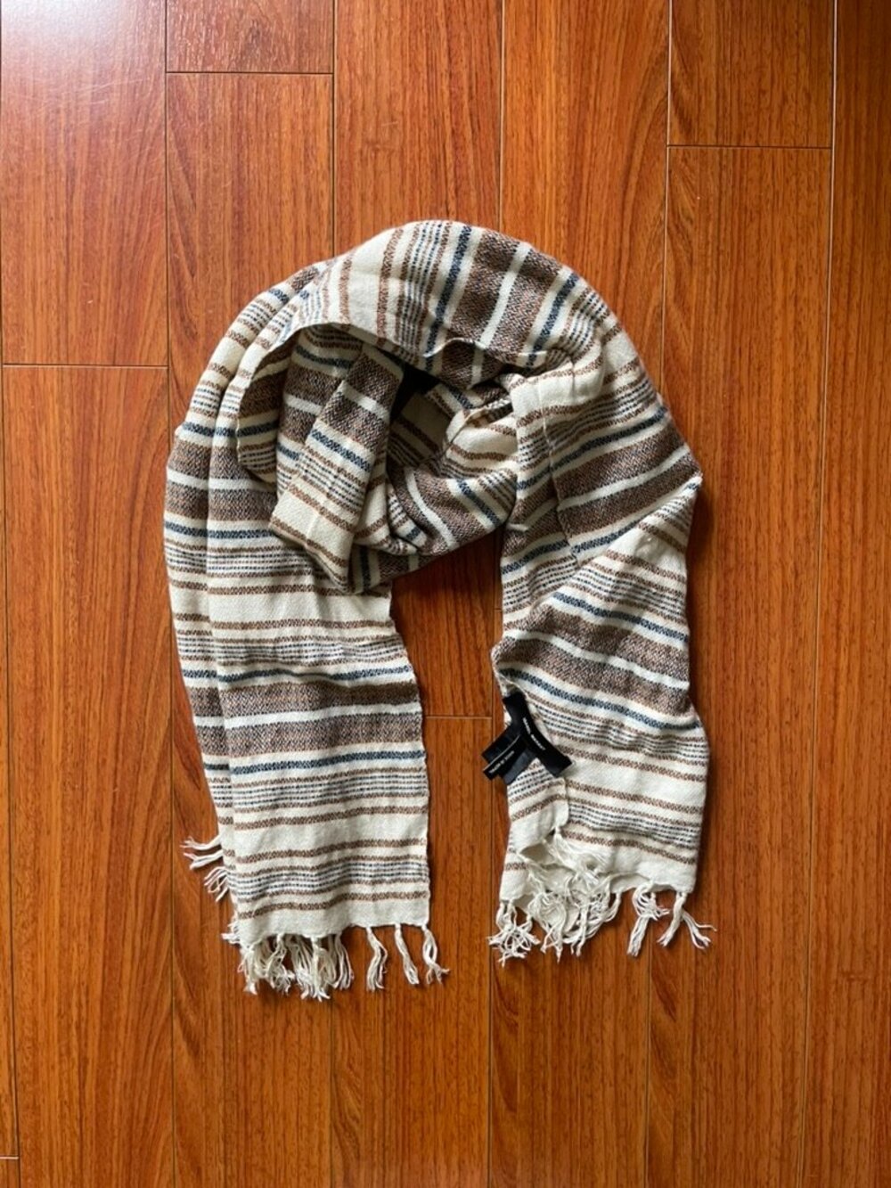 Isabel Marant Cashmere Silk Striped Scarf